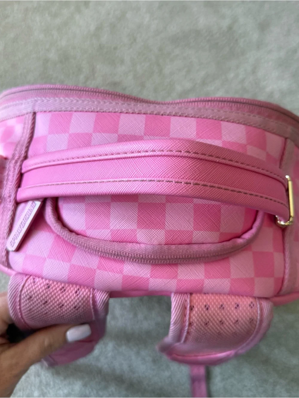 Sprayground 3am Riptide Pink Backpack Used No Sprayground Tag